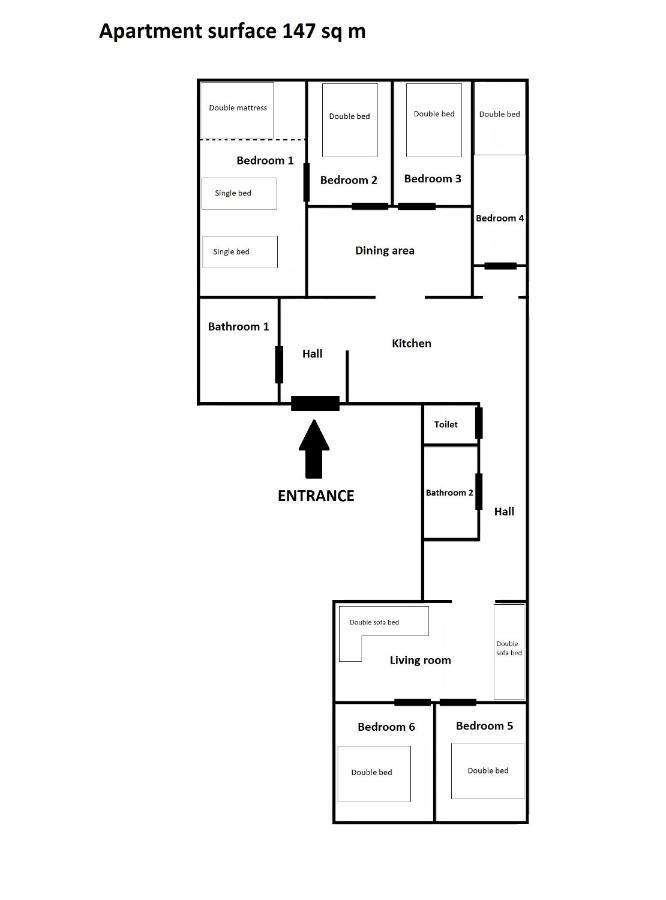 Prime Location Appartement Krakau
